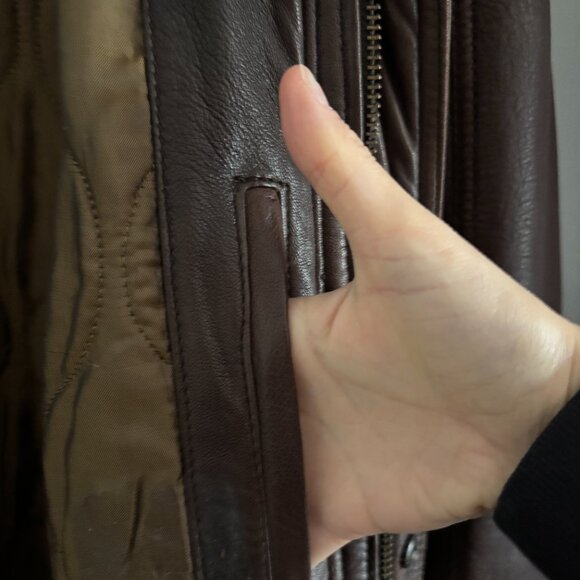 Vintage Cocoa Leather Jacket - Picture 10 of 16
